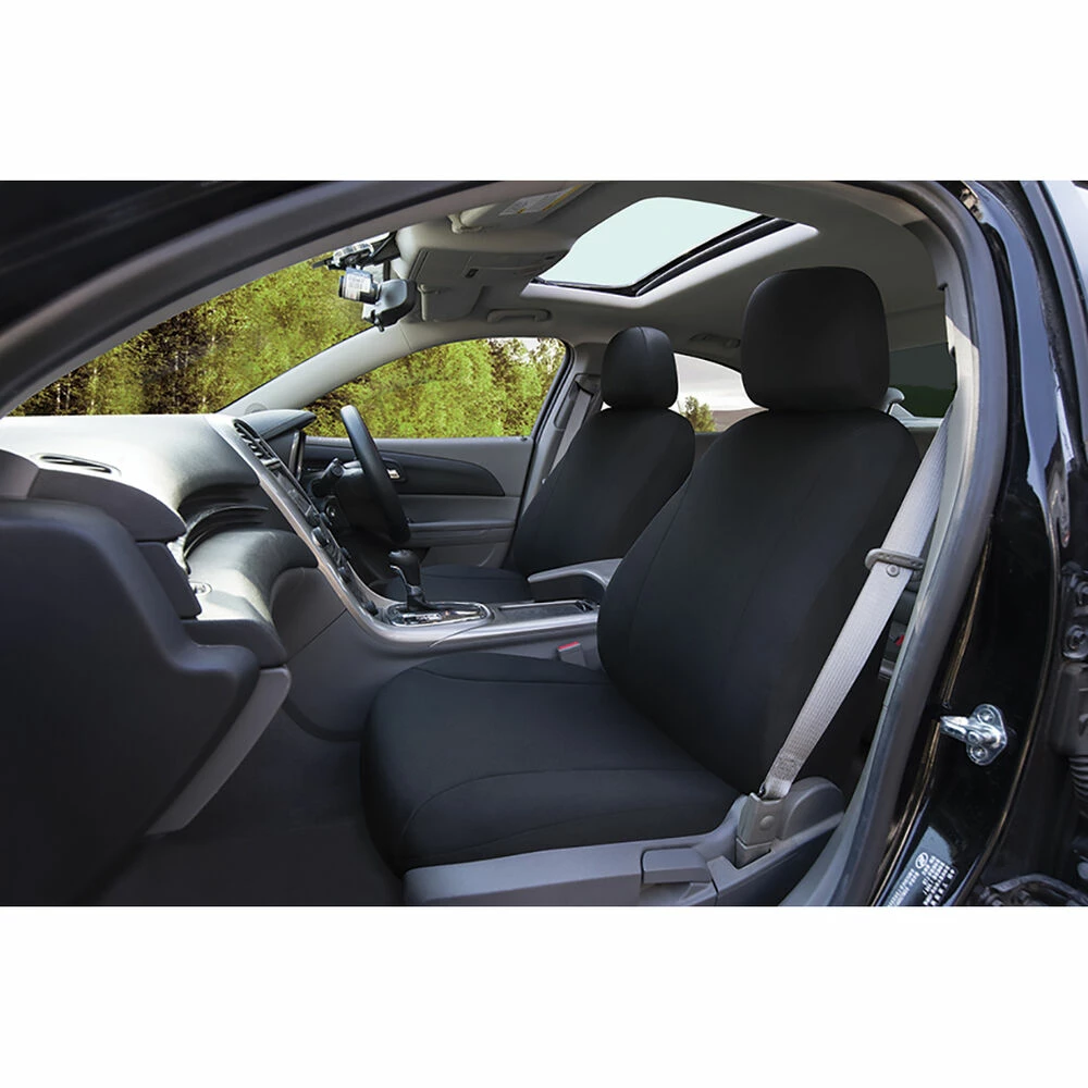 Best deal 🥰 SCA Neoprene Seat Covers - Black Adjustable Headrests Size 30 Front Pair Airbag Compatible 🎁 4 Best deal 🥰 SCA Neoprene Seat Covers - Black Adjustable Headrests Size 30 Front Pair Airbag Compatible 🎁 - Image 2
