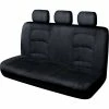 Outlet ⌛ CLOUDLUX Cloud Premium Suede Seat Covers - Black Adjustable Headrests Size 06H Rear Seat ✔️ -Car Seat Covers Store SCA 392240 hi res