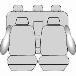 Coupon 😀 Ilana Imperial Tailor Made Pack For Toyota Hilux 10/15+ 🔔 -Car Seat Covers Store SCA 401852 01 hi res