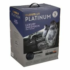 Cheap 🔔 Platinum CLOUDLUX Sheepskin Seat Covers - Slate Adjustable Headrests Size 30 Front Pair Airbag Compatible 💯 8 Cheap 🔔 Platinum CLOUDLUX Sheepskin Seat Covers - Slate Adjustable Headrests Size 30 Front Pair Airbag Compatible 💯 -Car Seat Covers Store SCA 519159 01 hi res