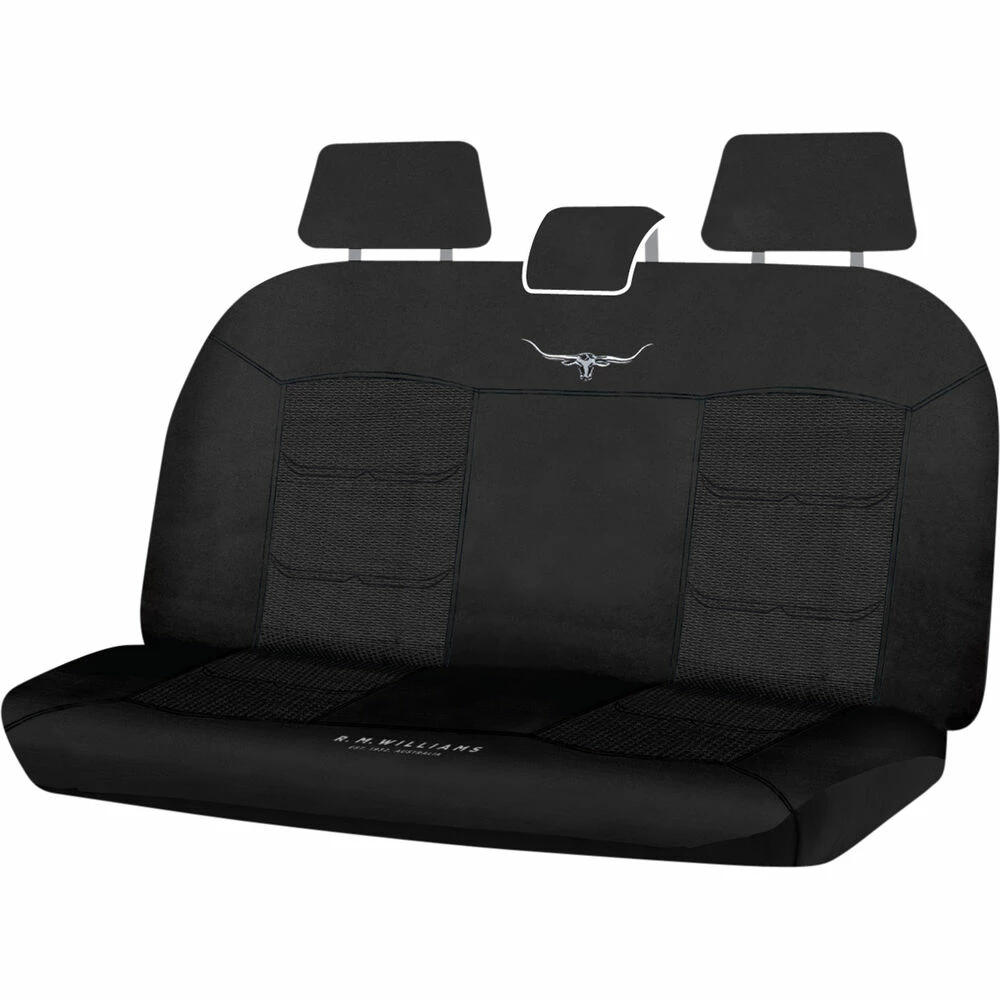 Buy ๐ R.M.Williams Woven Seat Covers - Black Adjustable Headrests Size 06H Rear Seat ๐ 3 Buy ๐ R.M.Williams Woven Seat Covers - Black Adjustable Headrests Size 06H Rear Seat ๐