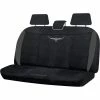 Coupon 😍 R.M.Williams Suede Velour Seat Covers - Black Adjustable Headrests Size 06H Rear Seat 👍