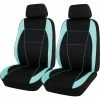 Best reviews of 🔥 SCA Neoprene Seat Covers - Black And Mint Adjustable Headrests Airbag Compatible ✨ -Car Seat Covers Store SCA 546948 hi res