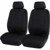 Hot Sale ⭐ SCA Neoprene Seat Covers - Black And Red Adjustable Headrests Airbag Compatible 🥰 -Car Seat Covers Store SCA 546949 hi res
