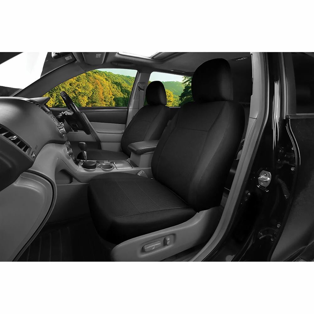 Hot Sale 🔔 SCA Jacquard Seat Covers Black, Adjustable Headrests, Size 30, Airbag Compatible ⌛ 4 Hot Sale 🔔 SCA Jacquard Seat Covers Black, Adjustable Headrests, Size 30, Airbag Compatible ⌛ - Image 2