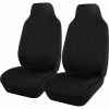 Cheap ✔️ SCA Jacquard Seat Covers, Black, Built-in Headrests, Size 60, Airbag Compatible 🥰 -Car Seat Covers Store SCA 548401 hi res