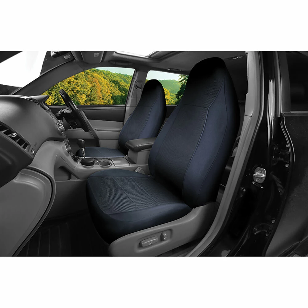 Best Sale 🔔 SCA Jacquard Seat Covers - Charcoal Built-in Headrests Airbag Compatible 🌟 4 Best Sale 🔔 SCA Jacquard Seat Covers - Charcoal Built-in Headrests Airbag Compatible 🌟 - Image 2