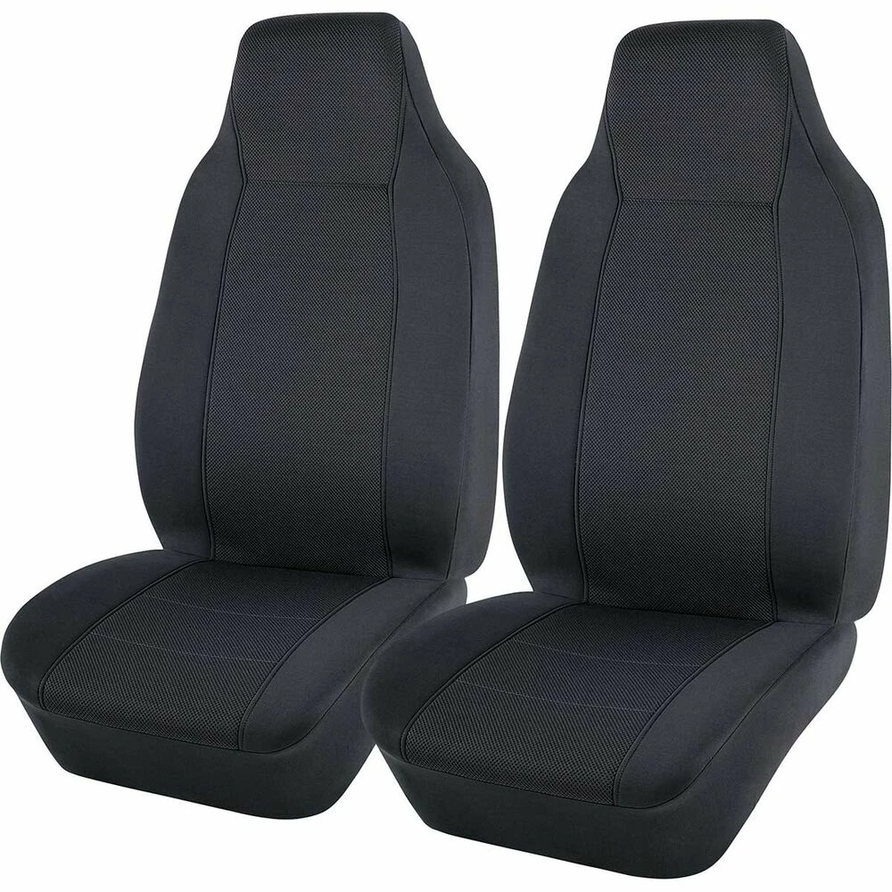 Best Sale 🔔 SCA Jacquard Seat Covers - Charcoal Built-in Headrests Airbag Compatible 🌟 3 Best Sale 🔔 SCA Jacquard Seat Covers - Charcoal Built-in Headrests Airbag Compatible 🌟
