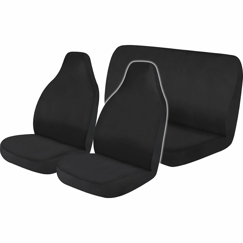 Deals 🤩 Best Buy Seat Cover Pack Black, Built-in Headrests, Front And Rear Pack, Airbag Compatible 😍 3 Deals 🤩 Best Buy Seat Cover Pack Black, Built-in Headrests, Front And Rear Pack, Airbag Compatible 😍