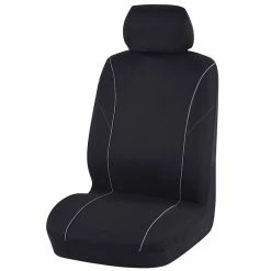 Flash Sale 👏 Best Buy Single Seat Cover Black, Adjustable Headrests, Size 30, Front, Airbag Compatible 🔔