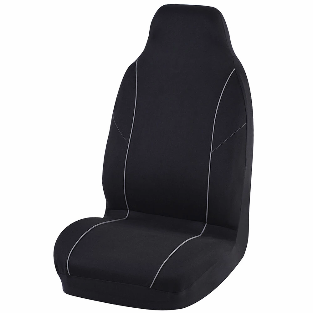 Flash Sale 🌟 Best Buy Single Seat Cover - Black Built-in Headrests Airbag Compatible 🎉 3 Flash Sale 🌟 Best Buy Single Seat Cover - Black Built-in Headrests Airbag Compatible 🎉