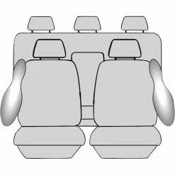 Brand new 👍 Ilana Cyclone Tailor Made Pack For Ford Ranger PX MKII Dual Cab 06/15+ ❤️ -Car Seat Covers Store SCA 551219 01 hi res