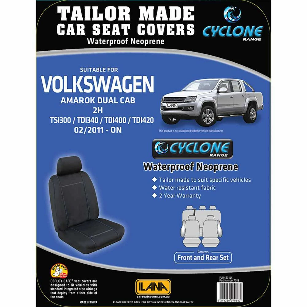 Top 10 😀 Ilana Cyclone Tailor Made Pack For VW Amarok 2H Dual Cab 02/11+ 😀 4 Top 10 😀 Ilana Cyclone Tailor Made Pack For VW Amarok 2H Dual Cab 02/11+ 😀 - Image 2