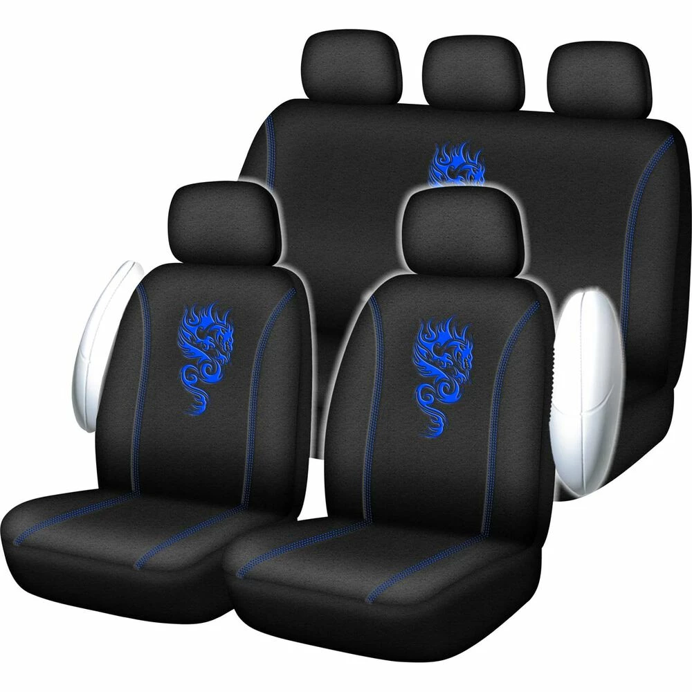 Buy 🎉 SCA Dragon Seat Cover Pack - Blue Adjustable Headrests Size 30 And 06H Airbag Compatible 🎉 5 Buy 🎉 SCA Dragon Seat Cover Pack - Blue Adjustable Headrests Size 30 And 06H Airbag Compatible 🎉 - Image 3