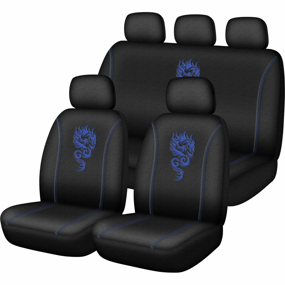 Buy 🎉 SCA Dragon Seat Cover Pack - Blue Adjustable Headrests Size 30 And 06H Airbag Compatible 🎉 3 Buy 🎉 SCA Dragon Seat Cover Pack - Blue Adjustable Headrests Size 30 And 06H Airbag Compatible 🎉