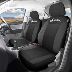 Best Pirce 🧨 Holden Houston Seat Covers - Black/Red Adjustable Headrests Size 30 Airbag Compatible 😉 -Car Seat Covers Store SCA 572584 00 hi res