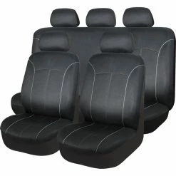 Best Sale ❤️ SCA Mesh Seat Cover Pack - Black Adjustable Headrests Size 30 And 06H Airbag Compatible ⭐