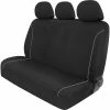 Top 10 ❤️ SCA Canvas Seat Covers - Black/Grey Adjustable Headrests Size 06H Rear Seat 😍 -Car Seat Covers Store SCA 581574 hi res