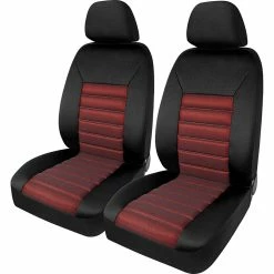 Best Sale 👍 SCA Memory Foam Seat Cover - Red Adjustable Headrests Front Pair Size 30 💯