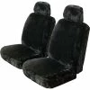 Outlet 🔥 SCA Luxury Fur Seat Cover - Black Adjustable Headrests Size 30 Front Pair Airbag Compatible ❤️ 2 Outlet 🔥 SCA Luxury Fur Seat Cover - Black Adjustable Headrests Size 30 Front Pair Airbag Compatible ❤️ -Car Seat Covers Store SCA 594000 hi res
