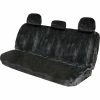 Budget 🥰 SCA Luxury Fur Seat Cover - Slate Adjustable Headrests Size 06H Rear Seat 😀 2 Budget 🥰 SCA Luxury Fur Seat Cover - Slate Adjustable Headrests Size 06H Rear Seat 😀 -Car Seat Covers Store SCA 594343 hi res