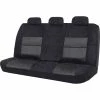 Brand new ❤️ SCA Premium Jacquard And Velour Seat Covers - Black Adjustable Zips Rear Seat Size 06H 🥰 -Car Seat Covers Store SCA 597949 hi res