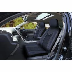 Flash Sale ✔️ SCA Sports Leather Look And Mesh Seat Covers Black And Blue, Adjustable Headrests, Size 30, Front Pair, Airbag Compatible 😀 5 Flash Sale ✔️ SCA Sports Leather Look And Mesh Seat Covers Black And Blue, Adjustable Headrests, Size 30, Front Pair, Airbag Compatible 😀 -Car Seat Covers Store SCA 599540 00 hi res