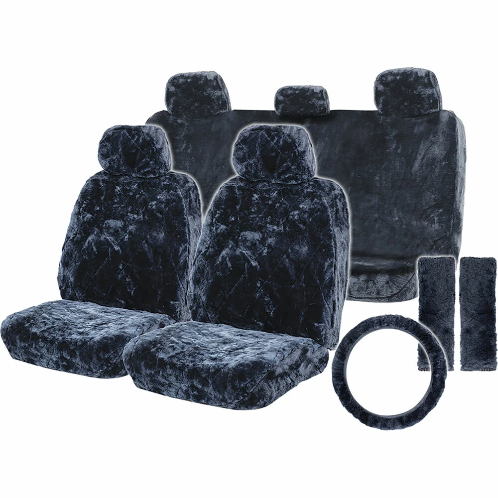 New ๐ SCA Sheepskin Pack 6 Piece Front And Rear Pack, Airbag Compatible ๐งจ 3 New ๐ SCA Sheepskin Pack 6 Piece Front And Rear Pack, Airbag Compatible ๐งจ