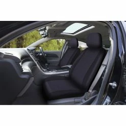 Wholesale 🔔 SCA Polyester/Jacquard Seat Covers - Black, Adjustable Headrests, Airbag Compatible 🥰 -Car Seat Covers Store SCA 610752 00 hi res