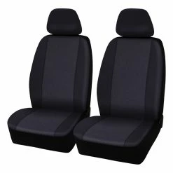 Wholesale 🔔 SCA Polyester/Jacquard Seat Covers - Black, Adjustable Headrests, Airbag Compatible 🥰 -Car Seat Covers Store SCA 610752 02 hi res