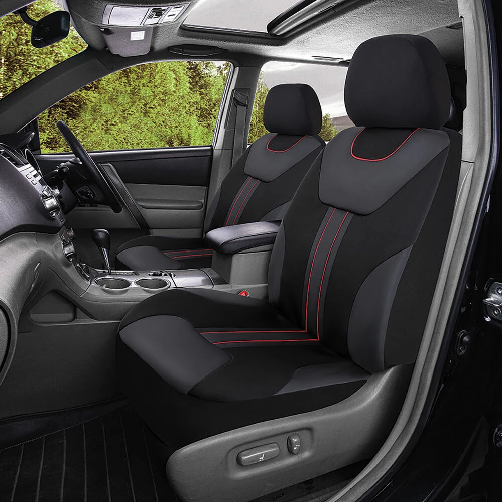 Brand new ๐ SCA Sport Piping Seat Covers - Black/Red, Adjustable Headrests, Airbag Compatible ๐ 4 Brand new ๐ SCA Sport Piping Seat Covers - Black/Red, Adjustable Headrests, Airbag Compatible ๐ - Image 2