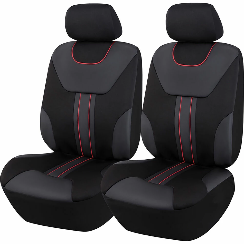 Brand new ๐ SCA Sport Piping Seat Covers - Black/Red, Adjustable Headrests, Airbag Compatible ๐ 3 Brand new ๐ SCA Sport Piping Seat Covers - Black/Red, Adjustable Headrests, Airbag Compatible ๐