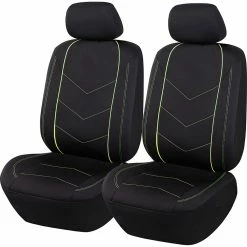 Outlet ๐ SCA Sports Hi Vis Seat Covers - Black/Yellow, Adjustable Headrests, Airbag Compatible ๐