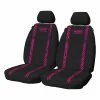 Discount ✔️ Tradies Seat Covers Tradies Neoprene Seat Covers Black/Pink Front Pair Adjustable Headrests Airbag Compatible 🛒 -Car Seat Covers Store SCA 617012 hi res