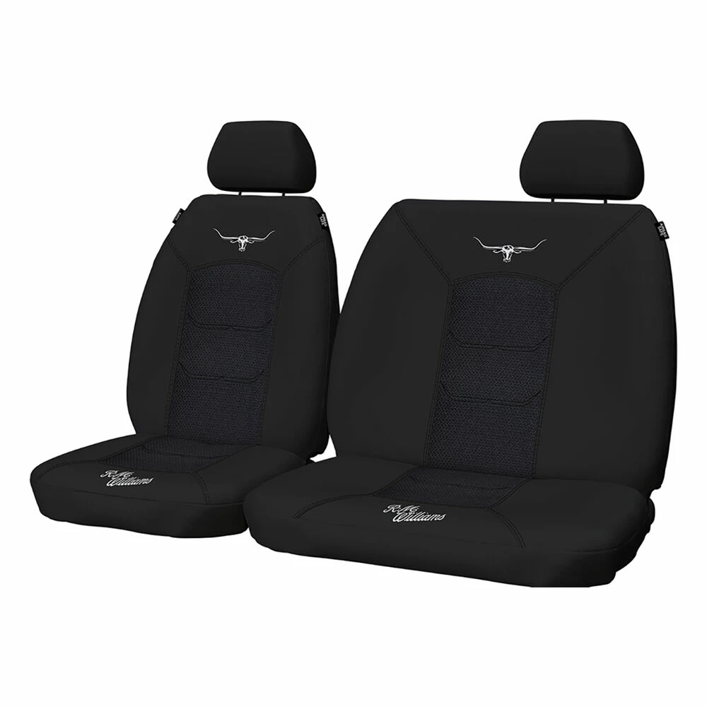 Hot Sale 🔥 R.M.Williams Woven Ute Seat Cover Black Size 301 Front Bucket And Bench (W/Out Cut Out) Air Bag Compatible 🛒 3 Hot Sale 🔥 R.M.Williams Woven Ute Seat Cover Black Size 301 Front Bucket And Bench (W/Out Cut Out) Air Bag Compatible 🛒