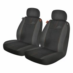 Best reviews of ๐ Armor All Defender Seat Covers Black/Grey Adjustable Headrests Airbag Compatible Pair ๐ฏ