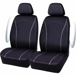 Top 10 🎁 SCA Jacquard Polyester Seat Covers Black/Rainbow Adjustable Headrests Airbag Compatible ❤️ -Car Seat Covers Store SCA 633384 01 hi res