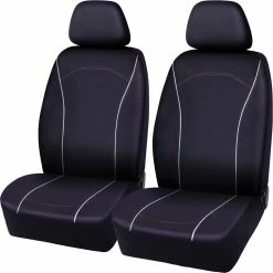 Top 10 ๐ SCA Jacquard Polyester Seat Covers Black/Rainbow Adjustable Headrests Airbag Compatible โค๏ธ