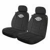 Coupon 😀 Dickies Polyester OG Black/White Logo Seat Covers Black Adjustable Headrests Airbag Compatible ⭐ -Car Seat Covers Store SCA 635168 hi res 1