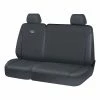 Flash Sale 💯 Ridge Ryder Canvas Ute Seat Covers Charcoal/Black Piping Adjustable Headrests Front (without Cut Out) 301SAB 😍 -Car Seat Covers Store SCA 638654 hi res