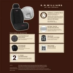 Cheapest ๐ R.M.Williams Jillaroo Suede Velour Seat Covers Black/Pink Adjustable Headrests Size 30 Front Pair Airbag Compatible โญ 7 Cheapest ๐ R.M.Williams Jillaroo Suede Velour Seat Covers Black/Pink Adjustable Headrests Size 30 Front Pair Airbag Compatible โญ -Car Seat Covers Store SCA 639773 02 hi res