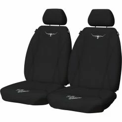 Best reviews of ๐คฉ R.M.Williams R.M. Williams Neoprene Seat Cover Black Adjustable Headrests Size 30 Front Pair Airbag Compatible ๐
