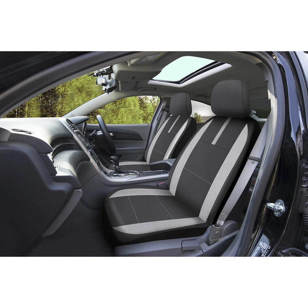 Coupon ❤️ SCA Mesh Seat Covers Black/Grey Adjustable Headrests Airbag Compatible ✔️ 4 Coupon ❤️ SCA Mesh Seat Covers Black/Grey Adjustable Headrests Airbag Compatible ✔️ - Image 2