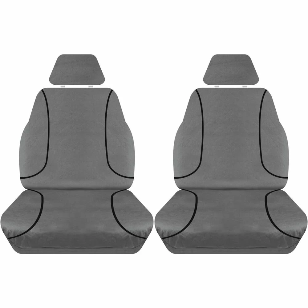 Discount ⭐ SPERLING Tradies Canvas Ready Made Seat Covers - Front, Grey, Suits Patrol ⌛ 3 Discount ⭐ SPERLING Tradies Canvas Ready Made Seat Covers - Front, Grey, Suits Patrol ⌛