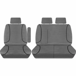 Deals โ๏ธ SPERLING Tradies Canvas Ready Made Seat Covers - Front, Grey, Suits Transit ๐