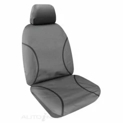 Best Sale 🤩 SPERLING Tradies Canvas Ready Made Seat Covers - Rear, Grey, Suits Patrol ✨