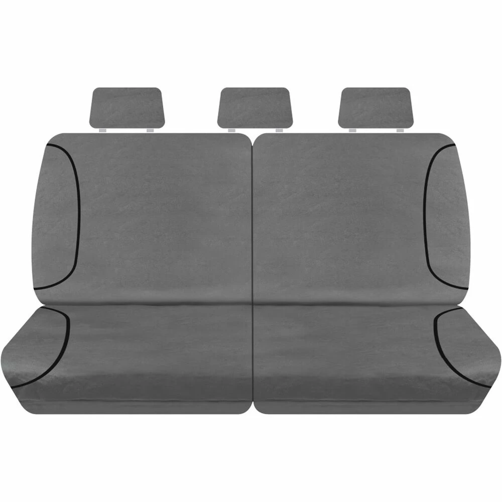 Promo 🤩 SPERLING Tradies Canvas Ready Made Seat Covers - Rear, Grey, Suits Landcruiser 🛒 3 Promo 🤩 SPERLING Tradies Canvas Ready Made Seat Covers - Rear, Grey, Suits Landcruiser 🛒