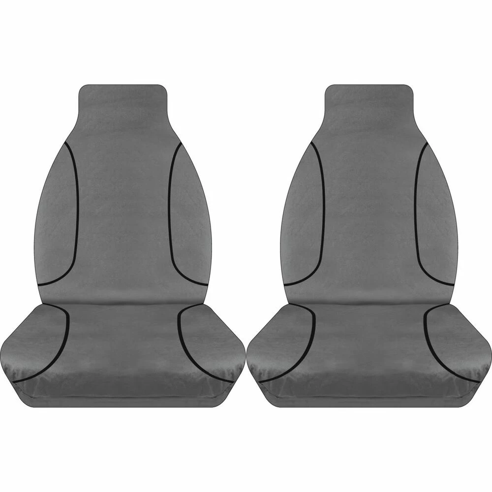 Buy ❤️ SPERLING Tradies Canvas Ready Made Seat Covers - Front, Grey, Suits Hilux ⭐ 3 Buy ❤️ SPERLING Tradies Canvas Ready Made Seat Covers - Front, Grey, Suits Hilux ⭐