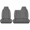 Flash Sale ❤️ SPERLING Tradies Canvas Ready Made Seat Covers - Front, Grey, Suits Hiace 🔔 -Car Seat Covers Store SCA SPO7602276 hi res