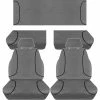 Best Sale ⭐ SPERLING Tradies Canvas Tailor Made Seat Cover Pack - Charcoal, Suits Hi-Lux SR Extra Cab Ute 🧨 -Car Seat Covers Store SCA SPO7603543 hi res